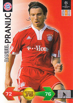Danijel Pranijc Bayern Munchen 2009/10 Panini Super Strikes CL #116
